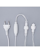 Гирлянда «Бахрома» 3 × 0.9 м, IP44, УМС, белая нить, 232 LED, свечение синее, 220 В - Фото 9