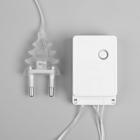 Гирлянда "Нить" 4 м с насадками "Кубик звезда", IP20, прозрачная нить, 20 LED, свечение тёплое белое, 8 режимов, 220 В - Фото 5