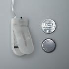 Гирлянда "Нить", 3 м, "Роса", LED-30-6V, (LR2032 2 шт.в комплекте), 1 режим, серебристая нить, свечение тёплое белое - Фото 6