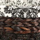 Корзина для белья универсальная плетёная Доляна «Узоры», 44×44×53 см, большая - Фото 4