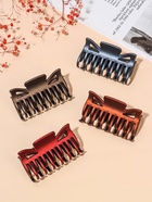 Крабик для волос «Двойной зубец», бант, 8 см, МИКС - Фото 3