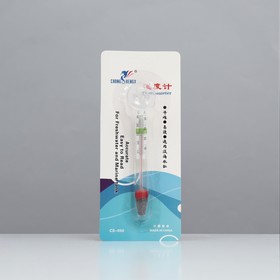 Термометр аквариумный на присоске утолщенный, 11 см