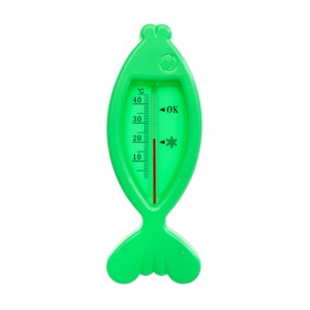 Термометр 'Рыбка', детский, для воды, пластик, 15.5 см, МИКС