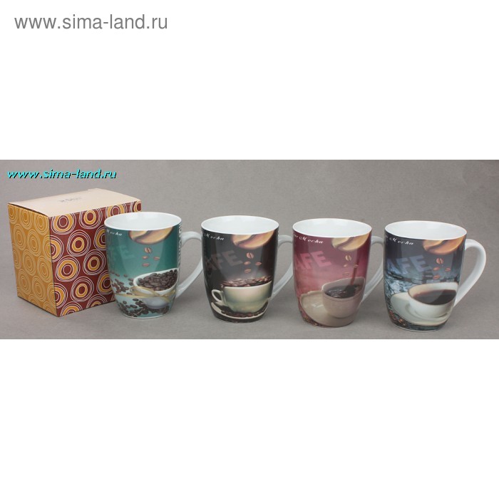 Кружка керамическая «Кофе и зёрна» - Фото 1