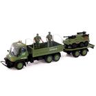 Грузовик инерционный «Военный спецназ», с солдатами и техникой - Фото 5
