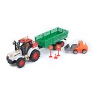 Трактор инерционный с прицепом, цвета МИКС - Фото 12