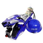 Детский игровой набор полицейского «Защитник», 9 предметов: каска, бронежилет, наручники, граната, пистолет, автомат, 2 жезла - Фото 17