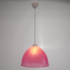 Люстра подвес "Андриана 2" 1 лампа 15W E27 розовый - Фото 2