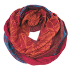 Палантин-труба текстильный, размер 70х90, цвет красный SN1657_05 - Фото 1