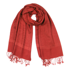 Палантин текстильный, размер 70х180, цвет красный P1820_018-114 - Фото 1