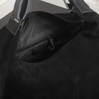 Сумка женская на молнии, 1 отдел с перегородкой, 3 наружных кармана, цвет чёрный - Фото 3
