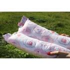 Подушка многофункциональная для кормления и укачивания  "Мороженка", розовый плюш - Фото 3