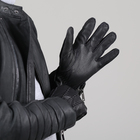 Перчатки мужские, размер 11,5, длина 25 см, подклад шерсть, цвет чёрный - Фото 2