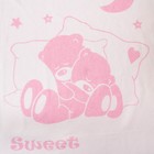 Одеяло байковое "Сони", размер 100х140 см, цвет розовый, хл100% 360 г/м D315411 - Фото 2
