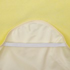 Наматрасник на резинке, размер 60х120 см, цвет жёлтый, махра/пвх 180 г/м Da12413 - Фото 5