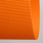 Картон цветной гофрированный 700*500 мм Werola e-wave, 110 г/м², оранжевый - Фото 3