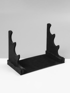 Подставка для часов, браслетов QF, флок, 3 ролика, 31×17.5×23 см, d=5 см, чёрная - Фото 4