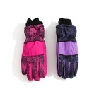 Перчатки для девочки, размер 16 см, цвет микс 34 - Фото 3