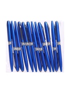 Ручка под логотип Calligrata, шариковая, поворотная, синий стержень, узел 0.7 мм, корпус синий металлик с серебристым - Фото 5