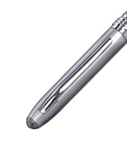 Ручка под логотип Calligrata, шариковая, поворотная, синий стержень, узел 0.7 мм, корпус серебристый металлик - фото 121328514