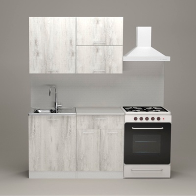 Кухонный гарнитур «Алина лайт», 1200×1570 мм, цвет белый/пайн белый