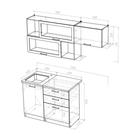 Кухонный гарнитур Полина экстра, 1700 мм - Фото 3