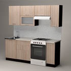 Кухонный гарнитур «Светлана ультра», 2000×1570 мм, цвет ясень шимо светлый/венге - Фото 2