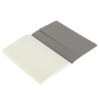 Блокнот 130х210 мм, 40 листов Moleskine Cahier Journal Large, обложка картон, тонированный блок в линейку, серый - Фото 4