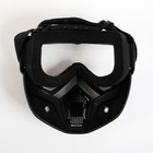 Очки-маска для езды на мототехнике, прозрачные - Фото 3