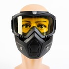 Очки-маска для езды на мототехнике, желтые - Фото 4