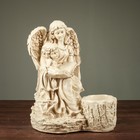 Фигурное кашпо "Дева ангел с ребенком", состаренный 35см - Фото 1
