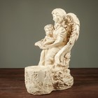 Фигурное кашпо "Дева ангел с ребенком", состаренный 35см - Фото 4