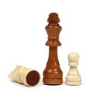 Шахматы деревянные гроссмейстерские, турнирные 43 х 43 см, король h-9 см, пешка h-3.5 см - фото 8351597