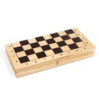 Шахматы деревянные гроссмейстерские, турнирные 43 х 43 см, король h-9 см, пешка h-3.5 см - фото 3806902