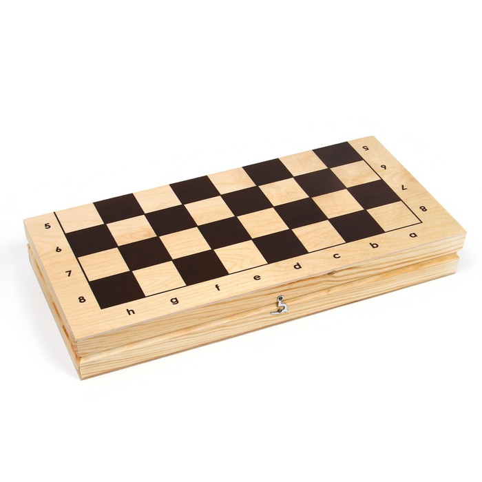 Шахматы деревянные гроссмейстерские, турнирные 43 х 43 см, король h-9 см, пешка h-3.5 см - фото 1906883945