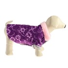 Куртка для собак, цветы, XS ( дс 18-20 см, ош 22-24 см, ог 29-30 см) - Фото 2