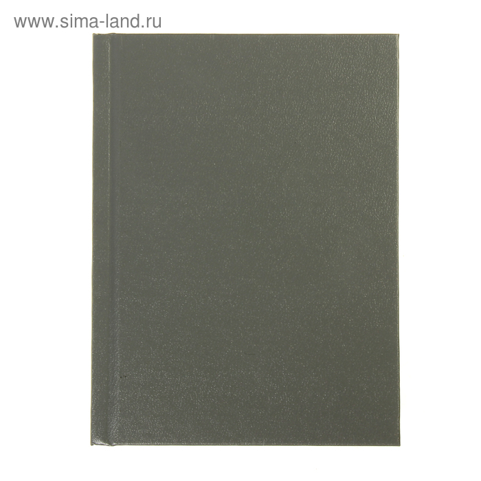 Ежедневник недатированный А6, 96 листов «Серый», обложка бумвинил - Фото 1