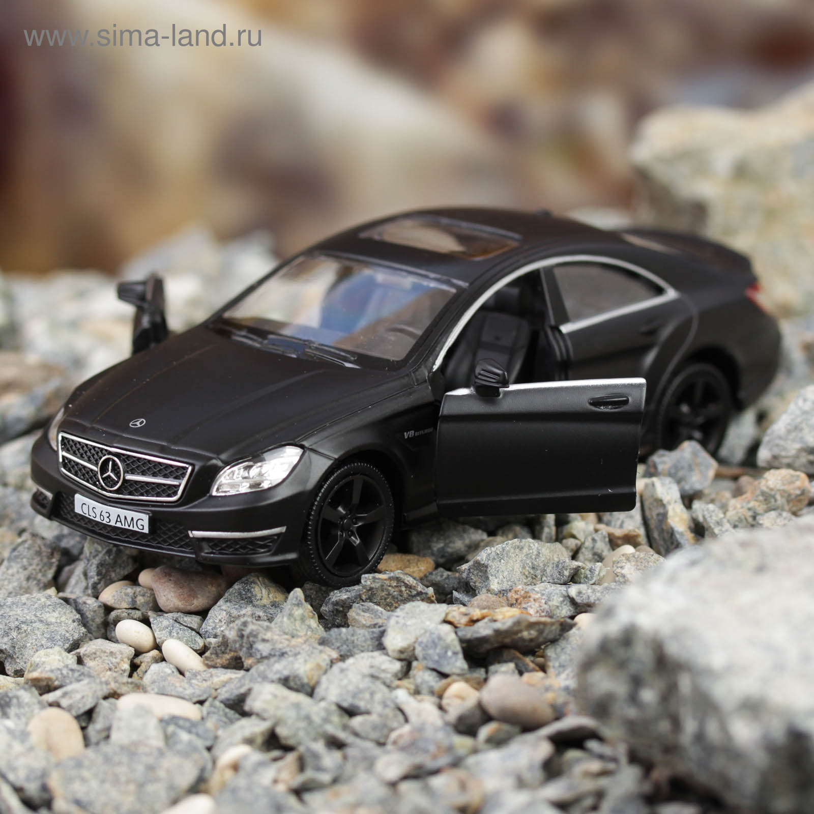 Машина металлическая Mercedes Benz CLS 63 AMG, масштаб 1:32, инерционная,  черный матовый цвет (2869812) - Купить по цене от 323.00 руб. | Интернет  магазин SIMA-LAND.RU