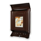 Ящик почтовый, пластиковый, «Декор», с замком, коричневый - Фото 2