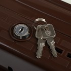 Ящик почтовый, пластиковый, «Декор», с замком, коричневый - Фото 6