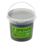 Дренаж вулканический Черный кристалл, фр. 1.0-5.0, ведро, 1,5 кг - Фото 1