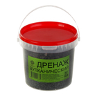 Дренаж вулканический Черный кристалл, фр. 5,0-10,0, ведро, 1,5 кг - Фото 1