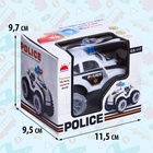 Машина-перевёртыш «Полиция», работает от батареек, световые эффекты - фото 4580655