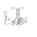 Вытяжка Zigmund & Shtain K 129.51 S, каминная, 3 скорости,  серый - Фото 3