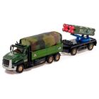 Грузовик радиоуправляемый «Военный спецназ», работает от батареек, стреляет, световые эффекты 2610549