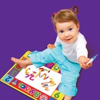 Раскраска-коврик «Я учусь!», рисуем водой с маркером - Фото 3