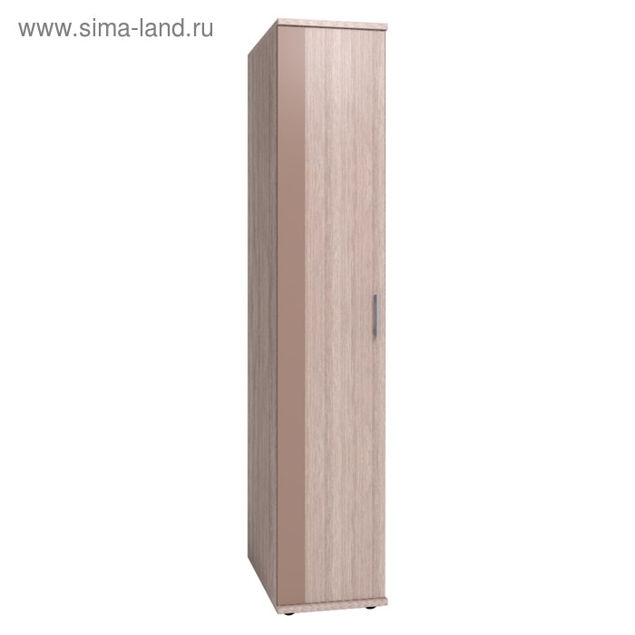 Шкаф для белья BERLIN 7, ясень шимо/шоколад глянец - Фото 1