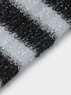 Мочалка для тела Доляна «Мужская», 12×45 см, чёрно-белый - Фото 2