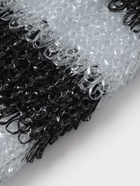 Мочалка для тела Доляна «Мужская», 12×45 см, чёрно-белый - Фото 3