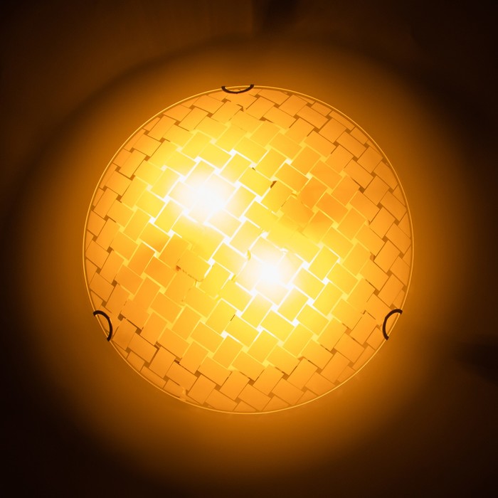Светильник  "Плетенка 2" 2 лампа E27 60 Вт  Ф300 - фото 1905434841